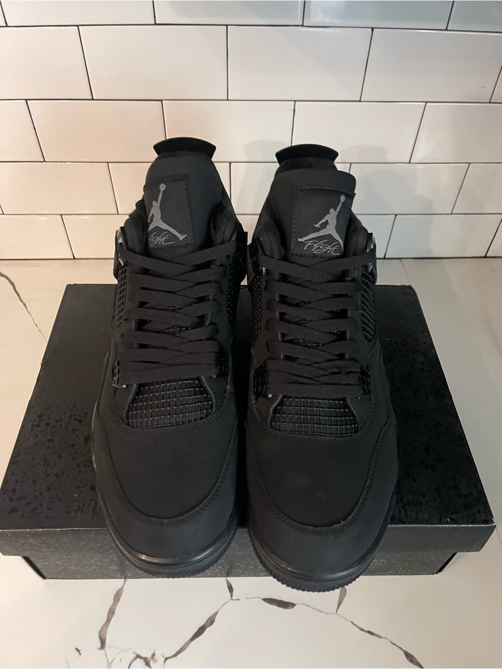 Men’s Retro 4 Black Cat 2025 Size 14. - Picture 5 of 8